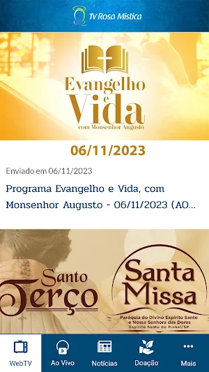 TV Rosa Mística Screenshot 1