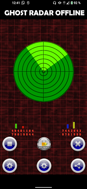 Ghost detector radar Screenshot 2