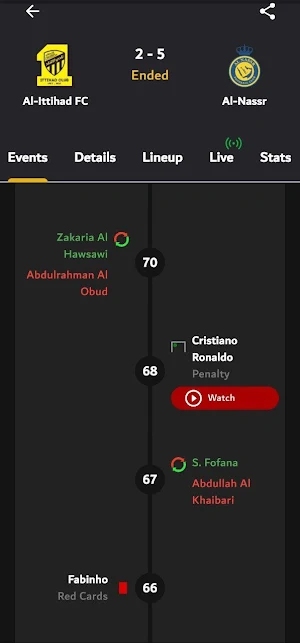 ostoorah - live scores Screenshot 1