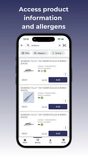 Direct Seafoods London Screenshot 2
