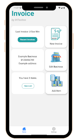 Invoice by IHTechno Screenshot 0