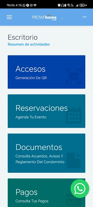Prowit home Screenshot 2