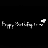 Happy birthday to me