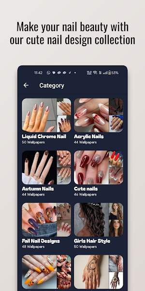 Liquid Chrome Nail Art Design Screenshot 3