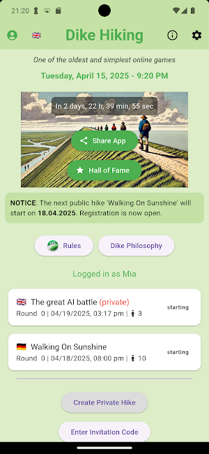 Deichwandern Screenshot 0