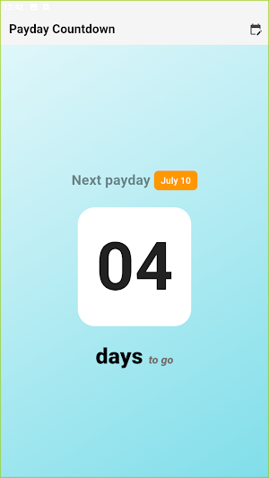 Payday Countdown Screenshot 0