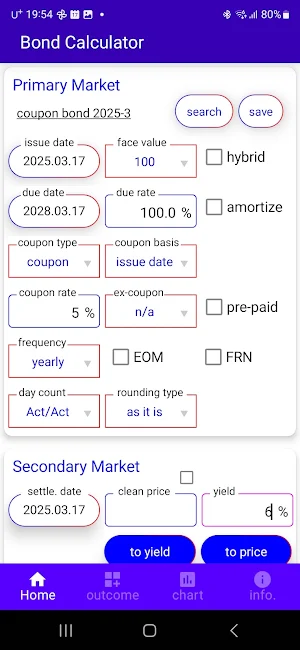 Bond Calculator - HiBond3 Screenshot 0