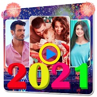 New Year Photo , Video Frames,Fire Works 2021
