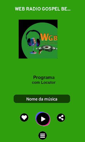 web rádio gospel bereshit Screenshot 1