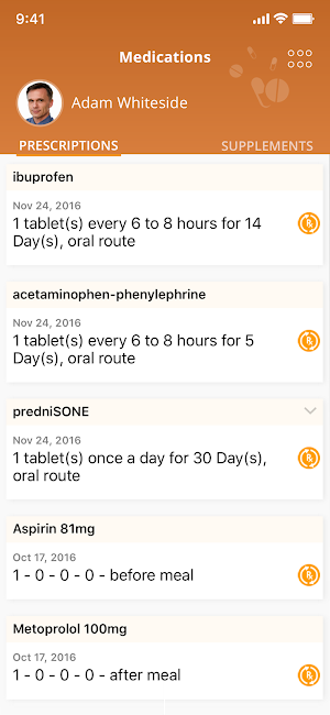AMG Patient Portal Screenshot 1