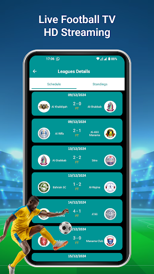 Live Football TV HD Streaming Screenshot 2