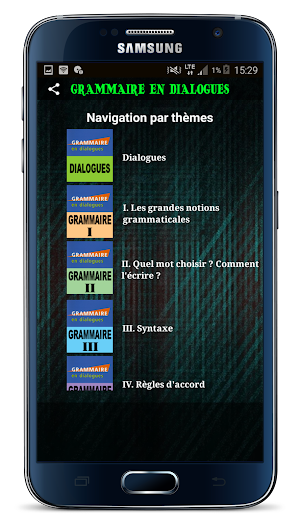 Grammar in dialogues French (without internet) Screenshot 1