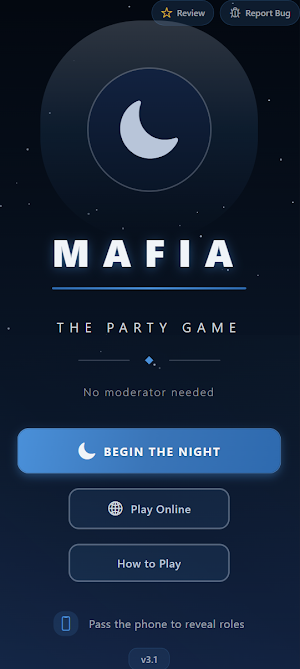 Mafia Game App Screenshot 0