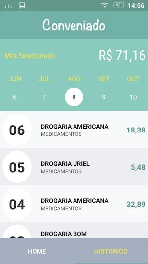 Conveniado - Sistema de Convênios Screenshot 2