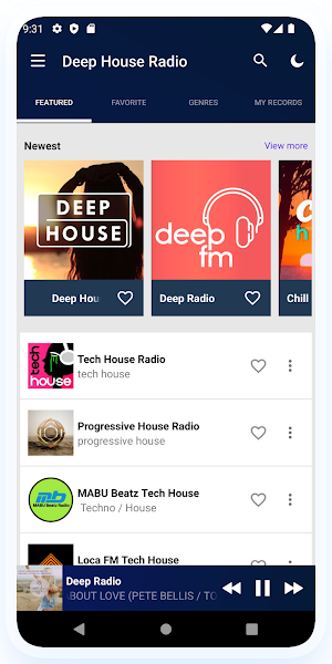 Deep House Radio - Dance Music Screenshot 1