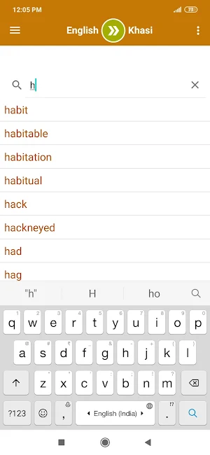 Advance English To Khasi Screenshot 0
