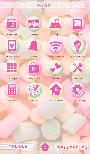 Wallpaper-Pastel Marshmallows- Screenshot 1