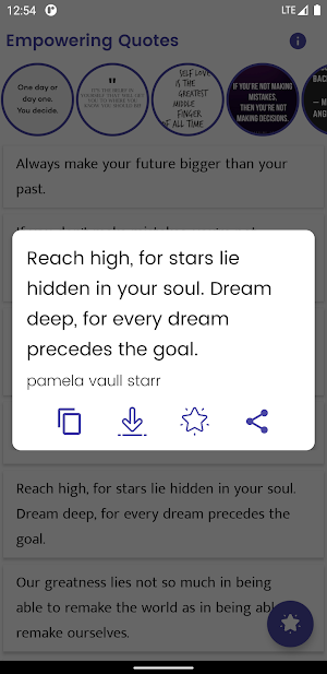 Empowering Quotes and Sayings Screenshot 2