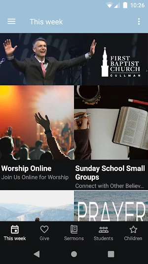 Cullman First Baptist Church Screenshot 0