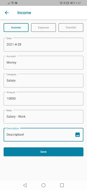 KaHero Money Manager Screenshot 2