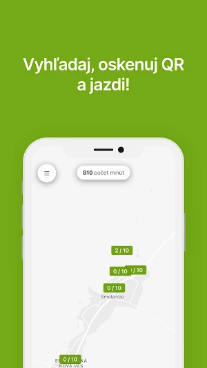 Zelený bicykel Smolenice Screenshot 1