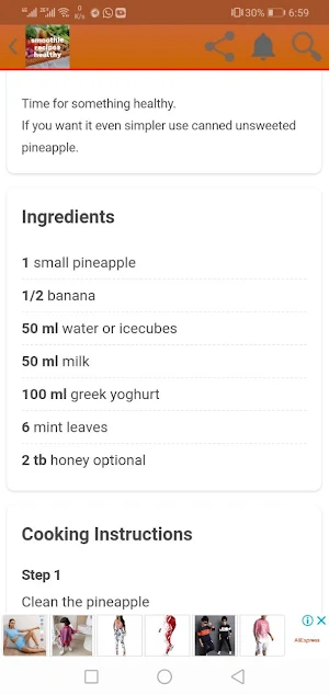 Smoothie Recipes Healthy Screenshot 3