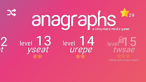 Anagraphs: An Anagram Puzzle Game Screenshot 0