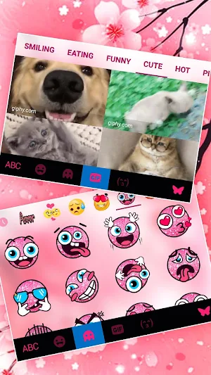 Sakura Blossom Keyboard Theme Screenshot 3