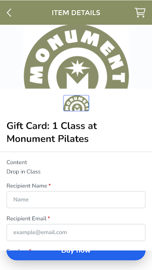 Monument Pilates Screenshot 2
