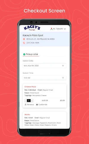 Kacey's Pizza Spot Screenshot 2