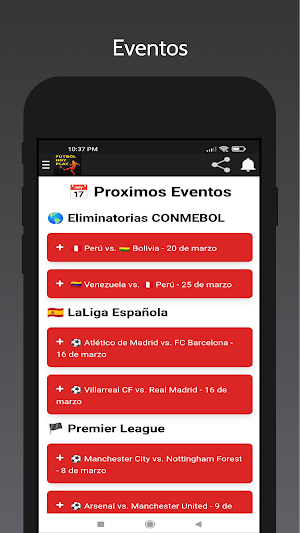 FÚTBOL HOY PLAY Screenshot 2