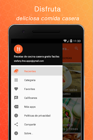 Recetas de cocina casera Screenshot 0