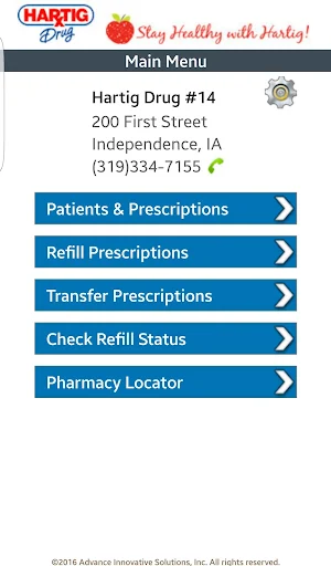 Hartig Drug Pharmacy Screenshot 1