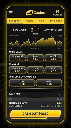 ZetCasino Screenshot 3
