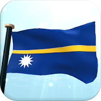 Nauru Flag 3D Free Wallpaper