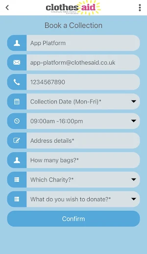 Clothes Aid Screenshot 1