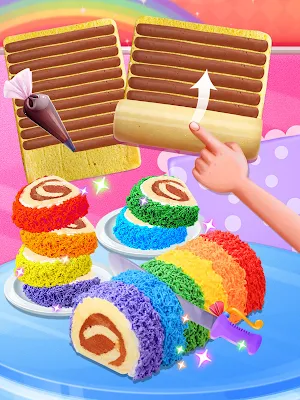 Pop It Rainbow Cake DIY Game Screenshot 3