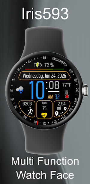 Iris593 Multi-Function Watch Screenshot 0