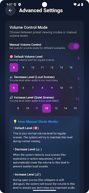 Auto Volume - Android TV App Screenshot 3