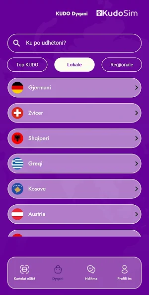 Kudo eSIM Screenshot 2