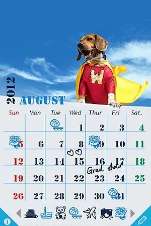 Calendar 2012 Screenshot 2