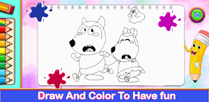 coloring wolfo book Screenshot 2