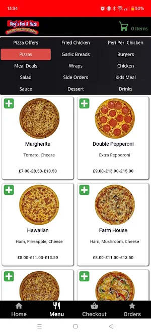 Kings Peri & Pizza Screenshot 0
