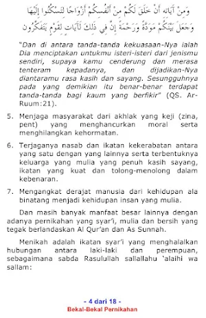 Bekal Pernikahan Menurut Sunah Screenshot 2