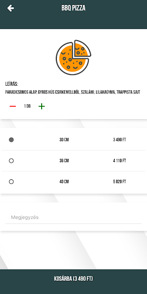 Sólyom Ételbár Screenshot 2