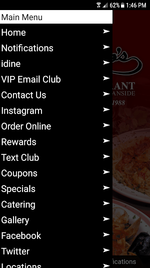 D'Cocco's Pizzeria Restaurant Screenshot 1
