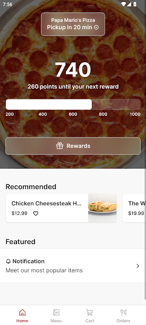 Papa Mario's Pizza Screenshot 0