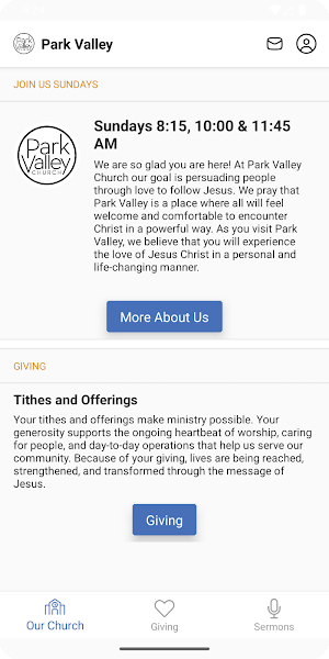 Park Valley Church, Inc Screenshot 2