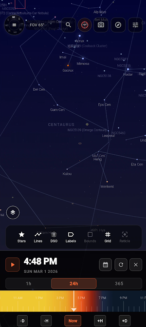 Insta Sky - Stargazing Sky Map Screenshot 1