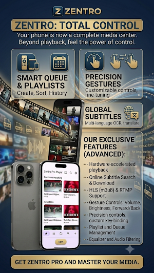 Zentro: Video Player Screenshot 1